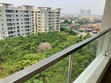 Balcony in 3 BHK Apartment at Golf Edge, Gachibowli – for Rent