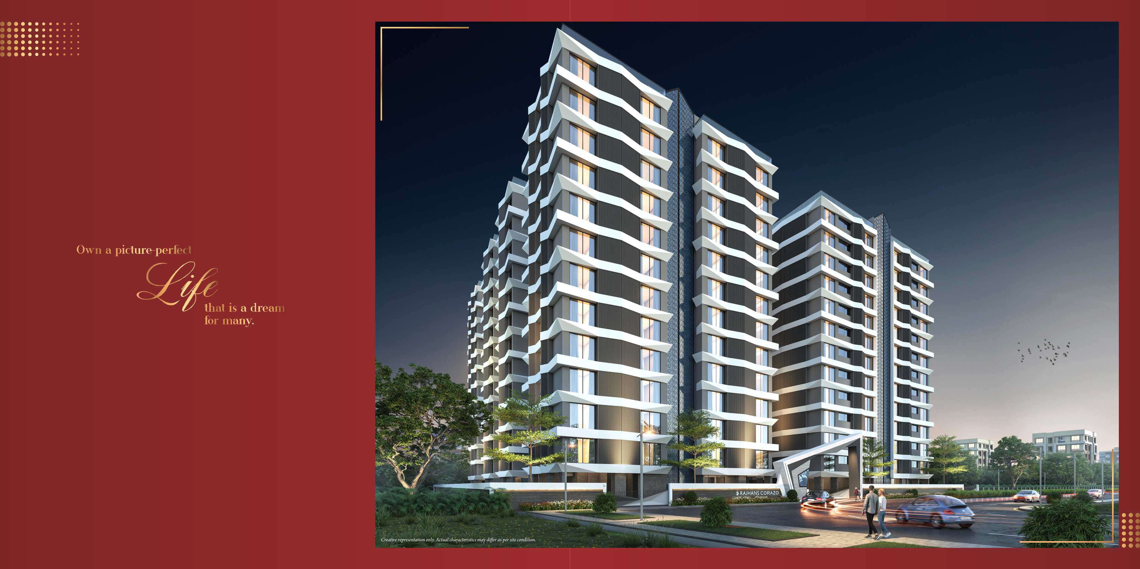 3 BHK Apartment For Sale in Rajhans Corazo, Vesu, Sur