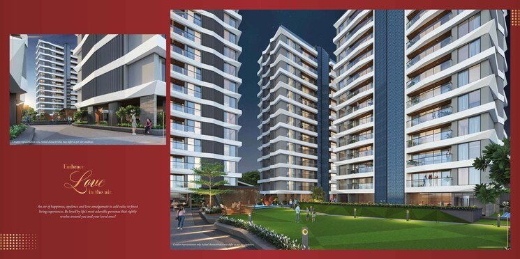 Exterior View, vesu 3 Bedroom 2600 Sq.Ft. Apartment In Vesu Surat 8737420