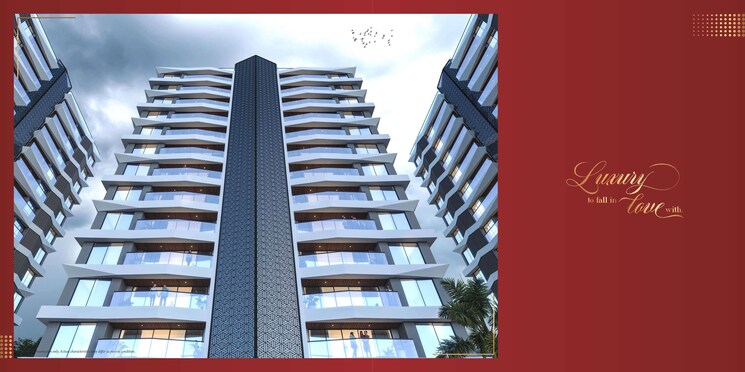 Exterior View, vesu 3 Bedroom 2600 Sq.Ft. Apartment In Vesu Surat 8737420