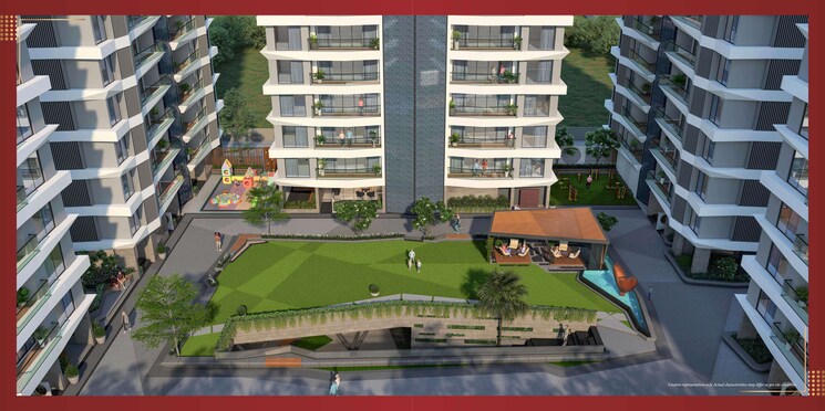 Exterior View, vesu 3 Bedroom 2600 Sq.Ft. Apartment In Vesu Surat 8737420