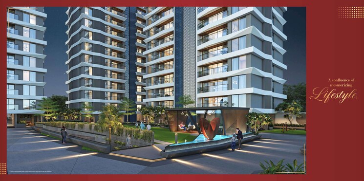 Exterior View, vesu 3 Bedroom 2600 Sq.Ft. Apartment In Vesu Surat 8737420