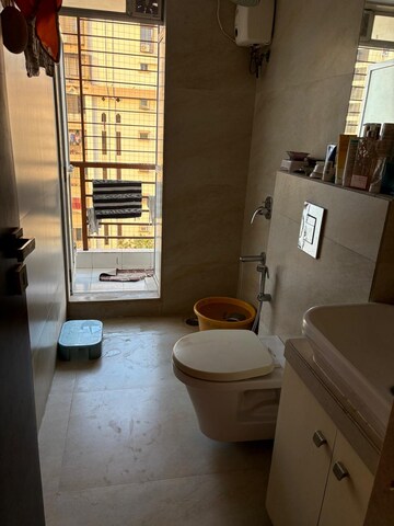 Bathroom in 3 BHK Apartment at Rajmudra CHS Samata Nagar, Samata Nagar – for Rent