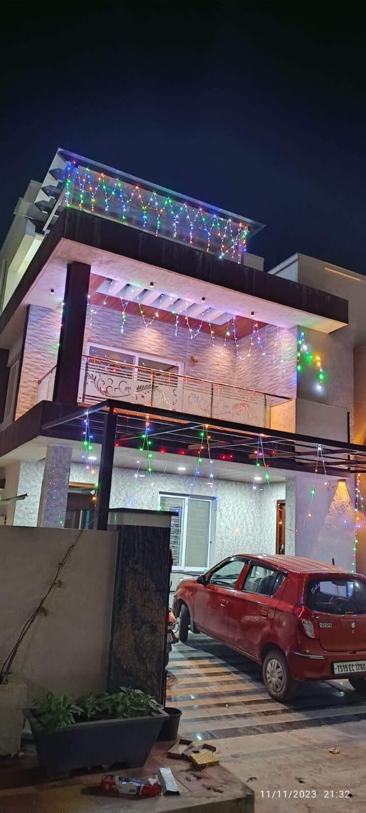 Exterior View, peram-signature-park 3 Bedroom 1500 Sq.Ft. Villa In Girmapur Hyderabad 8736929