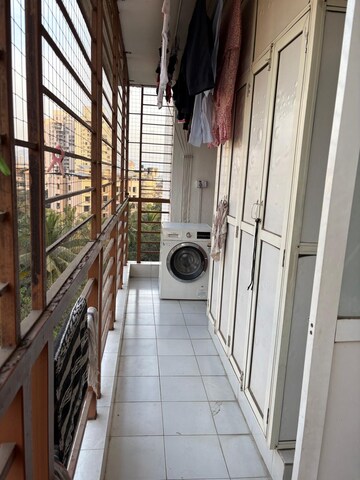 Balcony in 3 BHK Apartment at Rajmudra CHS Samata Nagar, Samata Nagar – for Rent