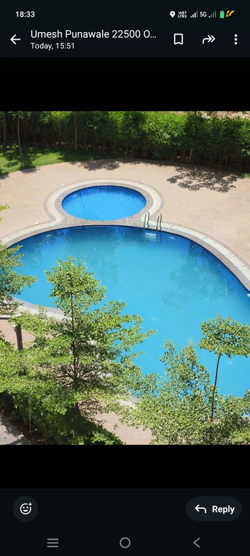 Swimming Pool in 1 BHK Apartment at Siddhashila Eira, Punawale – for Rent