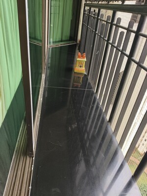 Balcony in 3 BHK Apartment at Nirmal City Of Joy CHS Ltd, Mulund West – for Sale