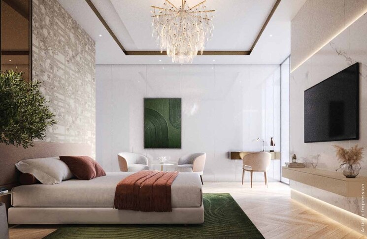 Living Room, smart-world-one-dxp 3.5 Bedroom 2450 Sq.Ft. Apartment In Sector 113 Gurgaon 8737310