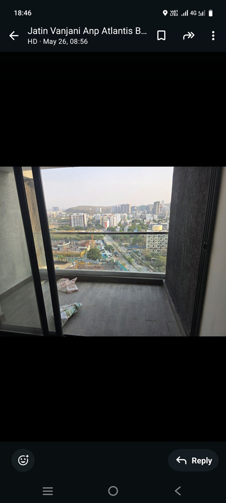 Balcony, anp-atlantis 2 Bedroom 1125 Sq.Ft. Apartment In Balewadi Pune 8737295