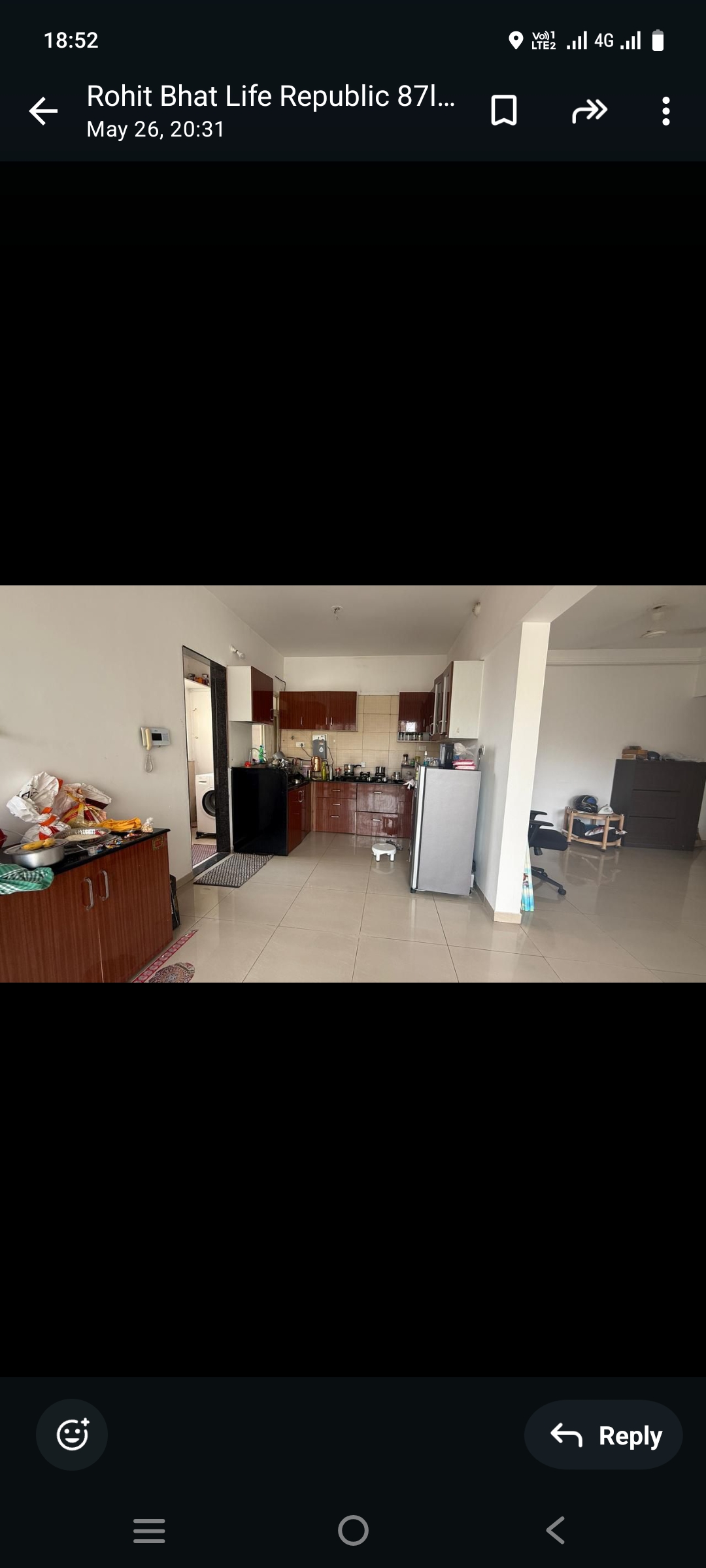 2 BHK + Pooja Room 1150 Sq.Ft. Apartment in Kolte Patil Life Republic