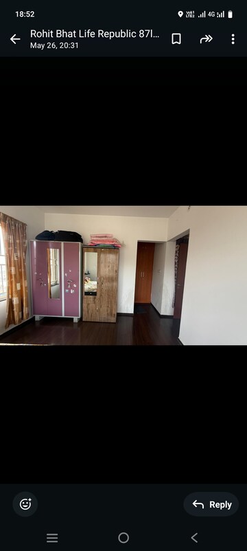 Bedroom in 2 BHK Apartment at Kolte Patil Life Republic, Hinjewadi – for Sale
