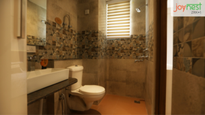 Bathroom in 3 BHK Apartment at Sushma Joynest ZRK, Ghazipur – for Sale