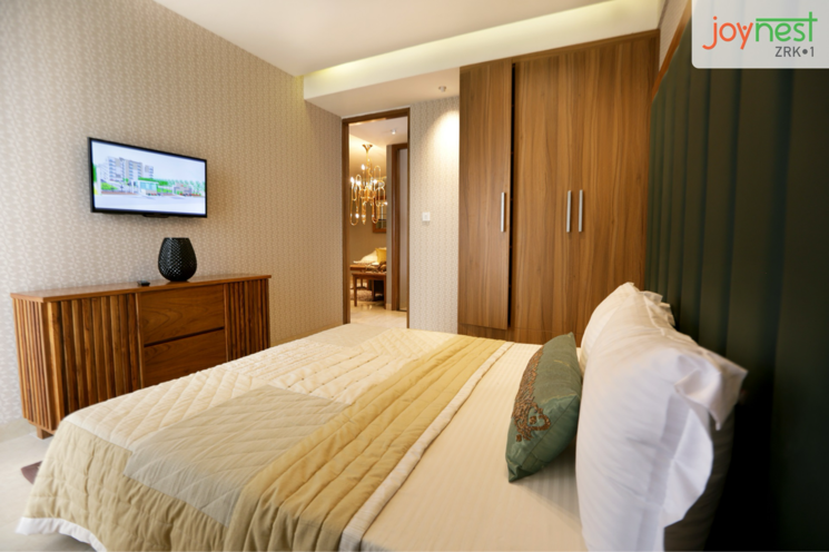 Bedroom, sushma-joynest-zrk 3 Bedroom 1350 Sq.Ft. Apartment In Ghazipur Zirakpur 8737677