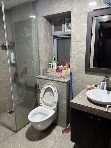 Bathroom in 3 BHK Apartment at Oberoi Realty Esquire, Goregaon East – for Rent