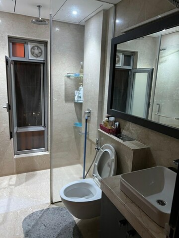 Bathroom in 3 BHK Apartment at JP Decks, Goregaon East – for Rent