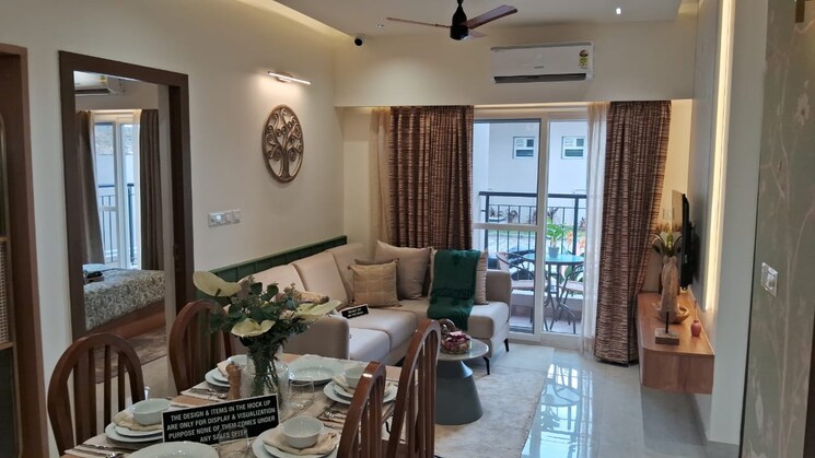 Living Room, sowparnika-rhythm-of-rain 3 Bedroom 1277 Sq.Ft. Apartment In Whitefield Bangalore 8737354