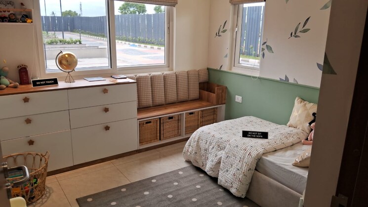 Bedroom, sowparnika-rhythm-of-rain 3 Bedroom 1277 Sq.Ft. Apartment In Whitefield Bangalore 8737354