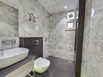 Bathroom in 3 BHK Apartment at Harmony Imperial Apartments, Kishanpura – for Sale