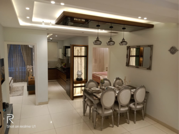 Living Room in 3 BHK Apartment at Maxxus Elanza, Nagla Road – for Sale