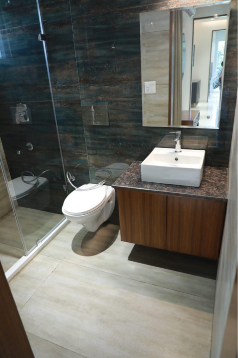 Bathroom, motia-blue-ridge 3 Bedroom 1721 Sq.Ft. Apartment In Kishanpura Zirakpur 8738312