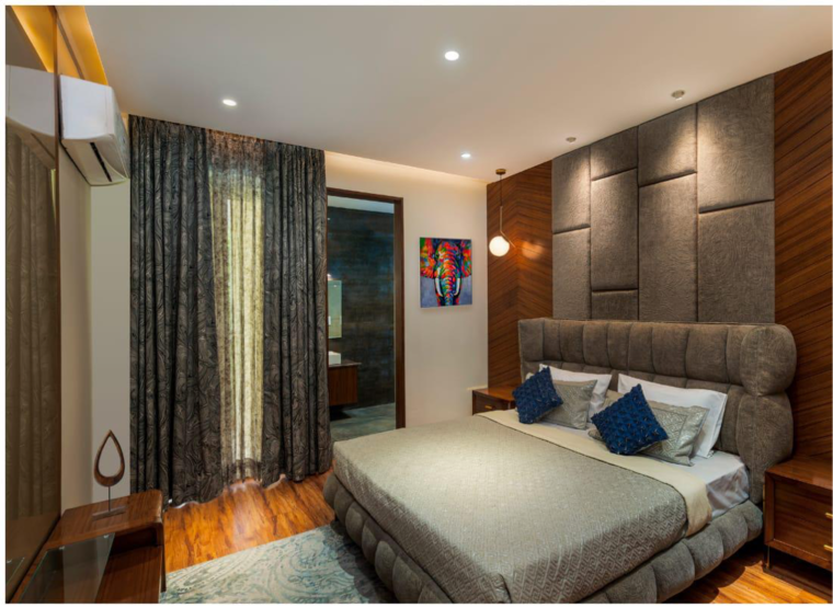Bedroom, motia-blue-ridge 3 Bedroom 1721 Sq.Ft. Apartment In Kishanpura Zirakpur 8738312