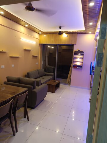 Living Room in 2 BHK Apartment at Godrej Seven, Joka – for Rent