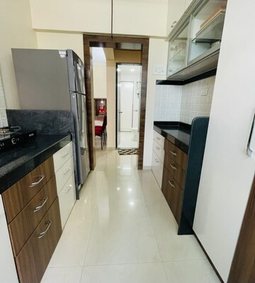 Kitchen in 2 BHK Apartment at Raheja Complex Majiwada, Majiwada – for Rent