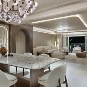 Living Room in 6+ BHK Penthouse at Anaya Apartment, Juhu – for Sale