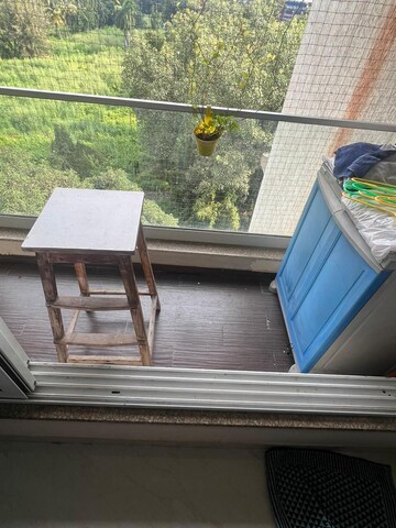 Balcony in 3 BHK Apartment at Kalpataru Sparkle, Bandra East – for Rent