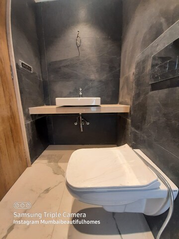 Bathroom in 3 BHK Apartment at Bhaveshwar Smruti Apartment, Santacruz West – for Sale