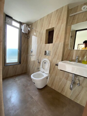 Bathroom in 2 BHK Apartment at Lodha Amara, Kolshet Road – for Rent