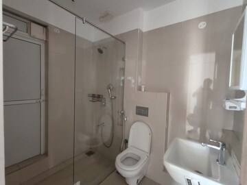Bathroom in 2 BHK Apartment at Soham Crystal Spires, Ghodbunder Road – for Rent