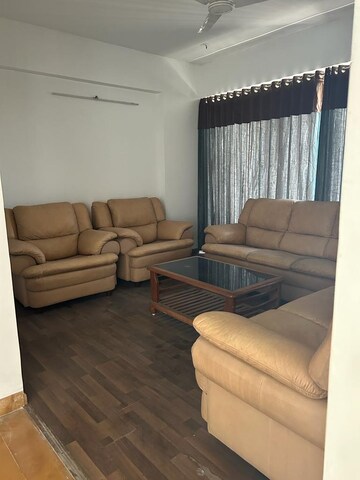 Living Room in 4 BHK Apartment at Prahlad Nagar – for Rent