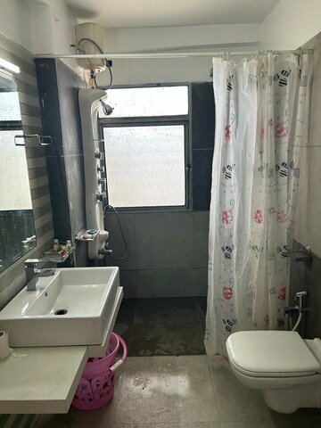 Attached Bathroom in 4 BHK Apartment at Prahlad Nagar – for Rent