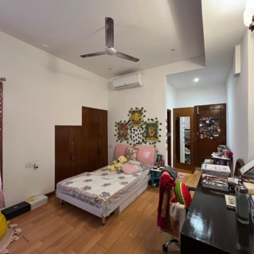 Bedroom in 2 BHK Builder Floor at Sarvodaya Enclave – for Rent