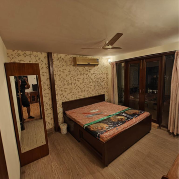 Bedroom in 2 BHK Builder Floor at Sarvodaya Enclave – for Rent