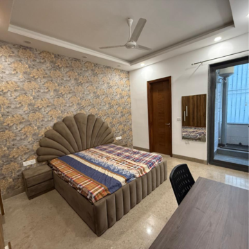 Bedroom in 3 BHK Builder Floor at Shivalik Colony – for Rent