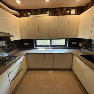 Kitchen in 3 BHK Builder Floor at Shivalik Colony – for Rent