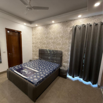 Bedroom in 3 BHK Builder Floor at Shivalik Colony – for Rent