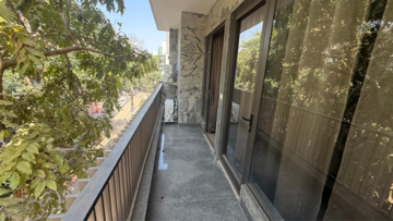Balcony in 3 BHK Builder Floor at Shivalik Colony – for Rent