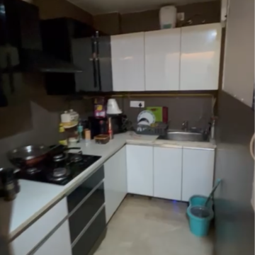 Kitchen in 2 BHK Builder Floor at Lajpat Nagar I – for Rent