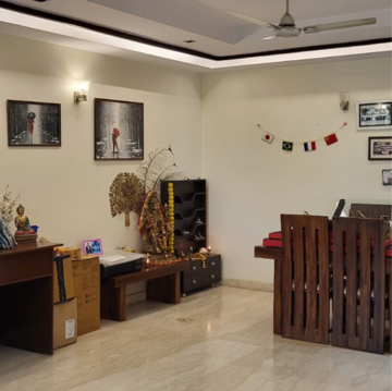 Living Room in 3 BHK Builder Floor at Panchsheel Enclave – for Rent