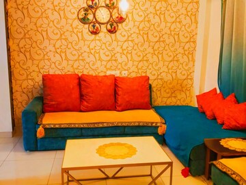 Living Room in 3 BHK Apartment at SLS Spring Woods, Harlur – for Rent