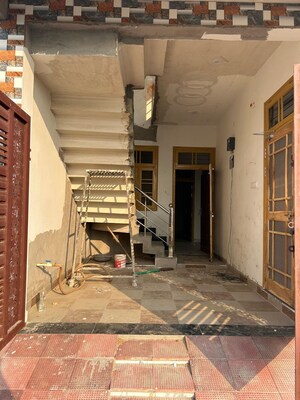 Staircase in 3 BHK Independent House at Jankipuram Vistar – for Sale