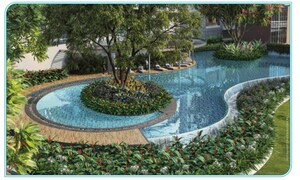 Swimming Pool in 1 BHK Apartment at Godrej Riviera, Ambivali – for Sale