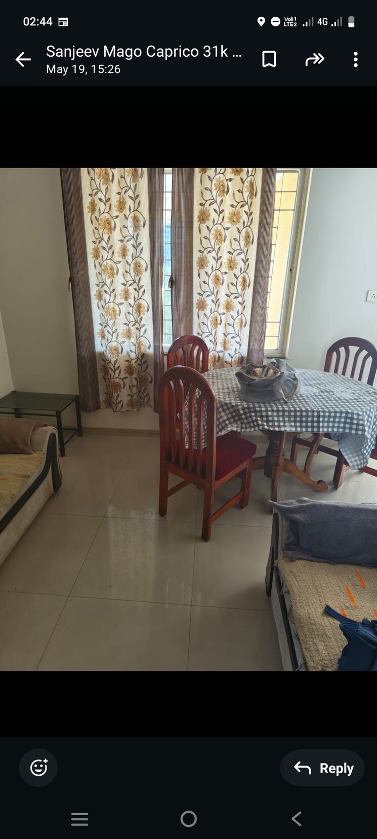 Living Room, rama-capriccio-phase-i 2 Bedroom 1150 Sq.Ft. Apartment In Wakad Pune 8738693