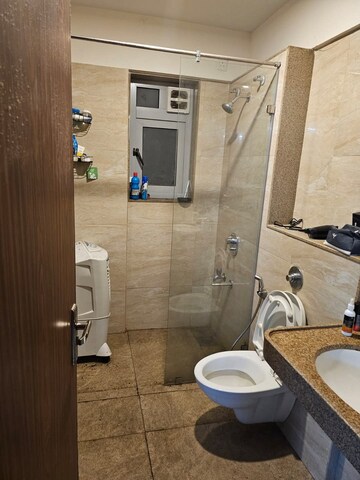 Bathroom in 3 BHK Apartment at Amanora Adreno Towers, Hadapsar – for Rent