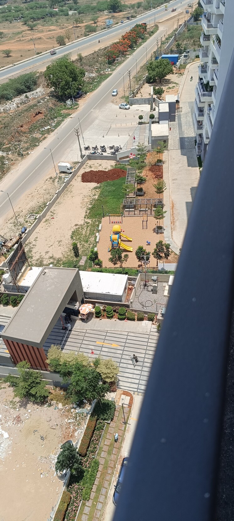 Balcony, bricks-cyberwoods 3 Bedroom 1695 Sq.Ft. Apartment In Osman Nagar Hyderabad 8738701