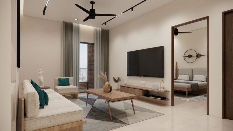 Living Room, zindagi-chs 3 Bedroom 1350 Sq.Ft. Apartment In Khar West Mumbai 8738716