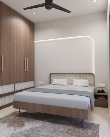 Bedroom in 3 BHK Apartment at Zindagi CHS, Khar West – for Rent